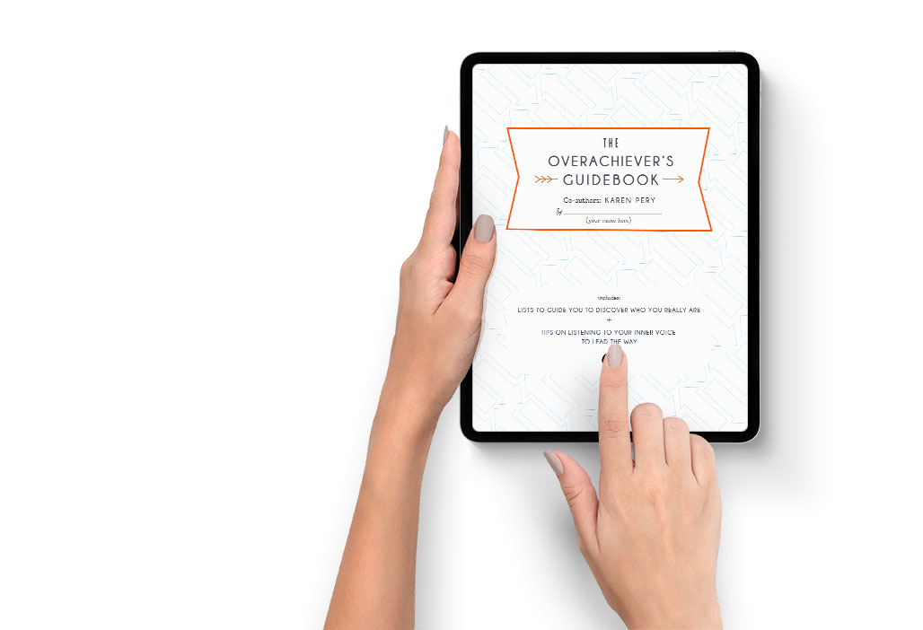 the overachiever's guidebook e-book on ipad